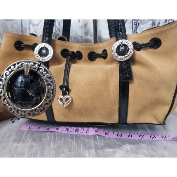 Suede Brighton Handbag, Cinclaire Brighton Bag - Picture 10 of 15